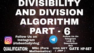 DIVISIBILITY AND DIVISION ALGORITHM  PRINCIPLE OF MATHEMATICAL INDUCTION  EXAMPLES [upl. by Reibaj131]