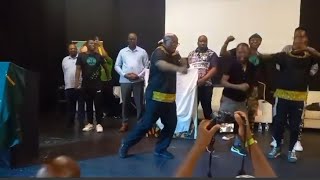 Mk President Jacob Zuma Singing quotuMshini Wami  Johannesburg during the meeting with the artist [upl. by Sheya]