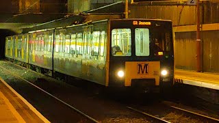 Tyne amp Wear Metro 4050 4035 at Byker [upl. by Niu]