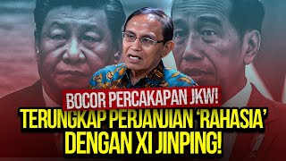 BOCOR PERCAKAPAN JKW TERUNGKAP PERJANJIAN RAHASIA DENGAN XI JINPING [upl. by Aicitan]