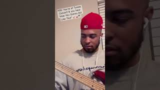 Tyrese  How You Gonna Act Like That Live Arrangement amp Bass Cover [upl. by Asilla]