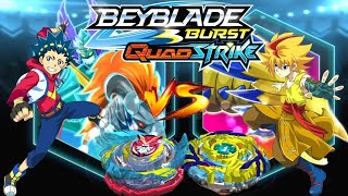 VALTRAYEK VS FAFNIR BEYBLADE BURST GAME PLAY [upl. by Edlitam351]