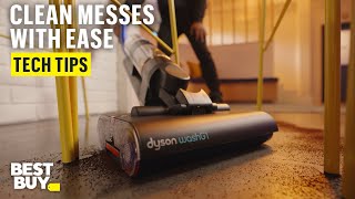 The Maneuverable and Powerful Dyson WashG1 Wet Cleaner – Tech Tips from Best Buy [upl. by Enneirdna554]