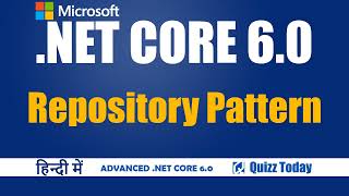 06Learn ASPNET Core 60  Repository Pattern in Hindi Day6 [upl. by Yhtur]