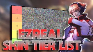 TIER LIST DAS SKINS DO EZREAL SKIN ATÉ DEMAIS [upl. by Anelrac799]