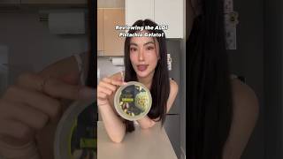 Rating the limited edition pistachio gelato from ALDI 🤔 icecream gelato aldi ratingfood [upl. by Sachi]