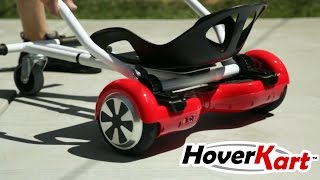 Introducing HoverKart  Transform your hoverboard [upl. by Atnad]