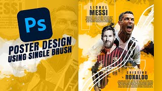 How to Create Professional Sport Poster Design  Photoshop Tutorials [upl. by Enelime]