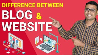 Difference between Blog amp Website  Blog vs Website [upl. by Draude]