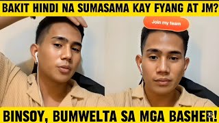 Binsoy Namoca Bakit Hindi Sumasama Kay Fyang Smith at JM Ibarra BUMWELTA sa mga basher PBB GEN 11 [upl. by Emmeram]