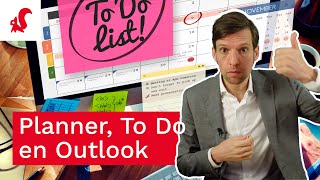 Werk jij met Microsoft Planner Todo en Outlook Zo koppel je ze aan elkaar  Tijdwinstcom [upl. by Yrolg879]