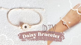 DIY Beaded Frienship Bracelets How To Make Bracelet with Waxed Cotton Cord [upl. by Ennalyrehc]