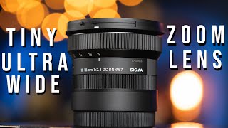 Sigma 1018 F28  Full Review  Best Ultra Wide Zoom Lens on Sony APSC a6700 a6600 a6500 etc [upl. by Tristam]