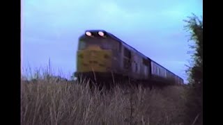 British Rail 1988  A couple of trains near Melton Mowbray [upl. by Tsiuqram]