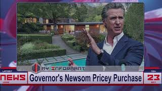 Governor Gavin Newsom Faces Backlash Over 91 Million Mansion Purchase [upl. by Besse]