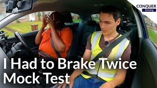 Mock Driving Test  2 Dangerous and 7 Serious Faults [upl. by Eanej365]