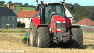 New Massey Ferguson 7620 Subsoiling 2012 [upl. by Kobe538]