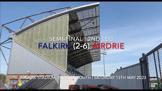 Why were we so nervous Airdries BIG BAWS carry them to the Playoff Final ♦️ Airdrie 72 Falkirk [upl. by Stila]