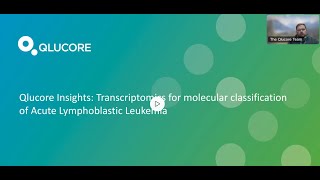 Qlucore Insights Transcriptomics for molecular classification of Acute Lymphoblastic Leukemia [upl. by Aggi]