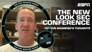 Peyton Manning’s thoughts on the new look SEC conference  The Pat McAfee Show [upl. by Ecirum]