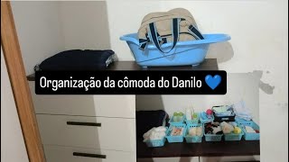 organizando a cômoda do Danilo 💙 grávida de 9 meses 37 semanas 🤞maternidade organização bebes [upl. by Ydarg]