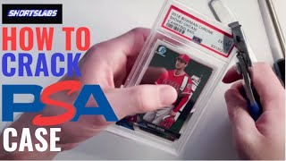 How to Crack Open a PSA Graded Sports Card Case in 5 Minutes 2021 [upl. by Jepson526]