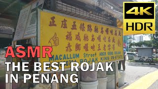 The Best Rojak in Penang 2021 Hock Seng Rojak Rojak King Macallum Street ASMR 4K HDR [upl. by Walliw]