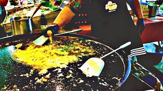 1 Thai street food  Hoy Tod Oyster Omelet หอยทอด [upl. by Pet]