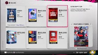 MLB The Show 24 SEASON 1 Awards Drop 6 Pack Revealed with All Attributes [upl. by Ientruoc]