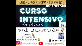 FONÉTICA  CURSO DE FÉRIAS INTENSIVÃO GRUPO DE ESTUDO  PROFESSOR LEANDRO SILVA  AULA 01 📚 [upl. by Paymar]