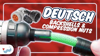 Deutsch Heavy Duty Backshells and Compression Nuts [upl. by Bonnell]