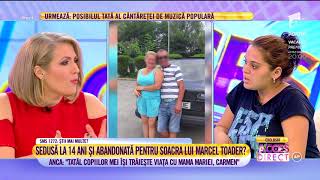 Anca tânăra mămică gravidă în 7 luni quotTatăl copiilor mei își trăiește viața cu mama Marieiquot [upl. by Dasi434]