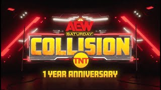 AEW Collision 1Year Anniversary Intro  06152024 ft CM Punk [upl. by Eidna499]