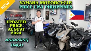 Yamaha Motorcycle Price List Philippines August 2024 [upl. by Avik]