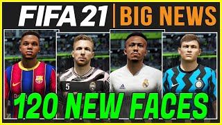 FIFA 21 NEWS  120 NEW CONFIRMED REAL FACES TO BE ADDED IN FIFA 22 FROM FIFA ONLINE 4 [upl. by Arihsa]