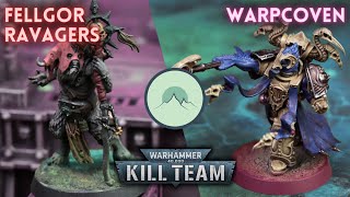 Fellgor Ravagers vs Warpcoven Kill Team Battle Report [upl. by Ahsennod]