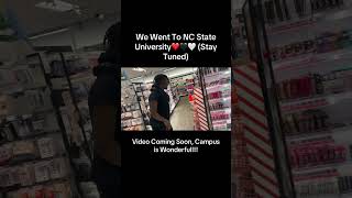 Fun Trips To NC State❤️🖤🤍 funny university ncstate content contentcreator [upl. by Fedak]