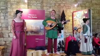 Old English folksong at Kenilworth Castle  Miri It Is While Sumer Ilast [upl. by Oswal]