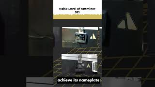 BITMAIN ANTMINER S21 Noise Levels Review [upl. by Hum]