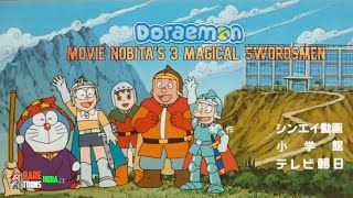 Doremon The Movie  3 Magical swardmen  Full HD hindi moviedoremon [upl. by Barnum]