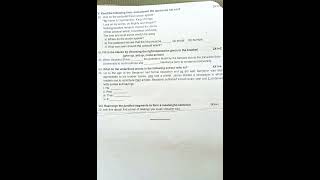 2nd pu English 2nd class test question paper [upl. by Lirret]