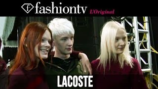 Lacoste FallWinter 201415 Backstage  New York Fashion Week NYFW  FashionTV [upl. by Olra]