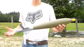 Hakkotsu Hades Arrow Airsoft Mortar Launcher ReviewTest [upl. by Simdars94]