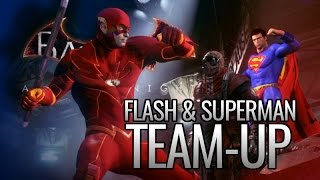 Batman Arkham Knight Mods  The Flash amp Superman TeamUp [upl. by Tichon]