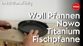 Woll Pfannen Nowo Fischpfanne oval induktionsfähig  Hertie [upl. by Cornall765]