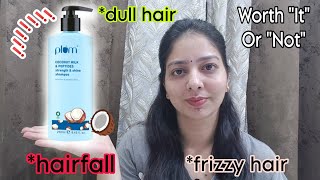 ‼️Plum Coconut milk amp Peptides Shampoo Review‼️shampooreview honestreview [upl. by Rosenkrantz500]