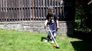 Childrens Brushcutter Stihl TOYS [upl. by Assilim782]