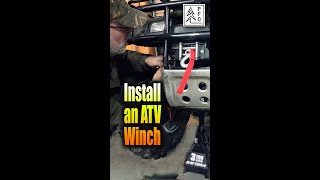 ATV Winch InstallationFast and Easy shorts [upl. by Joscelin]