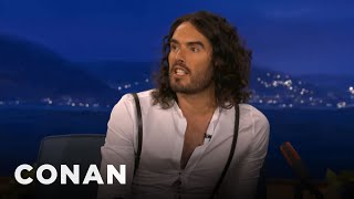 Russell Brand Is Hurt Tom Cruise Didnt Want Him For Scientology  CONAN on TBS [upl. by Lotz]