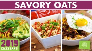 SAVORY Oatmeal Recipes  Free eBook kickstart2019 [upl. by Anitaf]